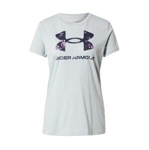 UNDER ARMOUR Funkční tričko  noční modrá / světle šedá / tmavě fialová / růžová / bílá