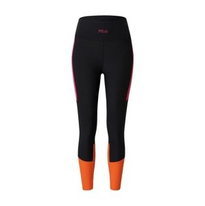 FILA Sportovní kalhoty 'Paula'  černá / oranžová