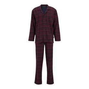 TOM TAILOR Pyjama  námořnická modř / vínově červená