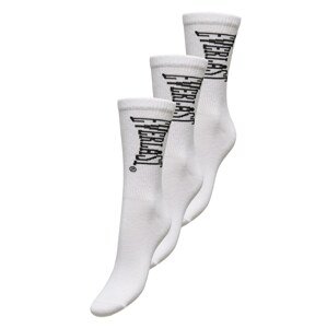 NEON & NYLON Ponožky 'Everlast'  bílá / černá