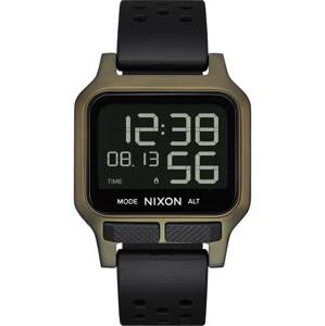 Nixon Digitální hodinky 'Heat'  olivová / černá