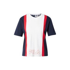 FILA Funkční tričko 'PAULINA'  modrá / bílá / červená