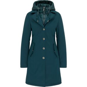 Usha Zimní kabát  tmavě zelená