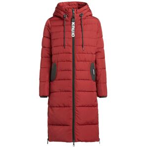 khujo Zimní kabát  karmínově červené / černá / bílá