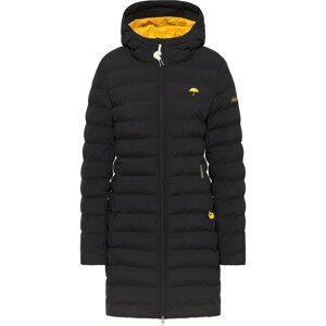Schmuddelwedda Zimní kabát  černá / žlutá