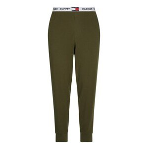 Tommy Hilfiger Underwear Pyžamové kalhoty  olivová / bílá / tmavě modrá / červená