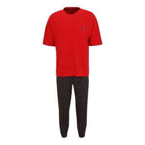 Calvin Klein Underwear Pyžamo dlouhé  černá / červená