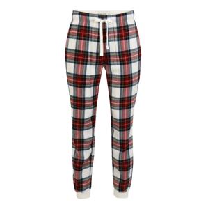 Abercrombie & Fitch Pyžamové kalhoty  offwhite / červená / zelená / žlutá