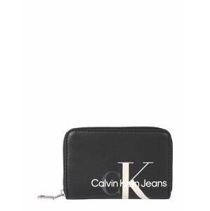 Calvin Klein Jeans Peněženka  černá / bílá / šedá
