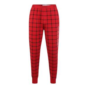 Calvin Klein Underwear Pyžamové kalhoty 'Lounge'  červená / černá / bílá