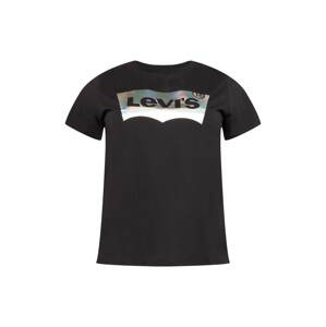 Levi's® Plus Tričko  černá / stříbrná
