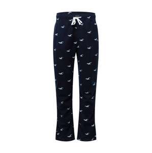 HOLLISTER Pyžamové kalhoty  noční modrá / azurová