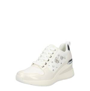 ALDO Sneaker 'LULUA'  bílá / perlově bílá / stříbrná