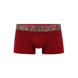Calvin Klein Underwear Boxerky  tmavě červená / šedobéžová