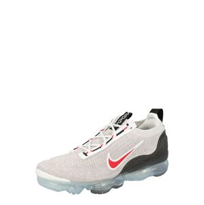Nike Sportswear Tenisky 'Vapormax 2021'  světle šedá / ohnivá červená / černá / bílá
