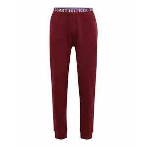 Tommy Hilfiger Underwear Pyžamové kalhoty  modrá / vínově červená / bílá