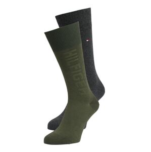 Tommy Hilfiger Underwear Ponožky  tmavě šedá / olivová