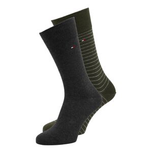 Tommy Hilfiger Underwear Punčochy & ponožky  olivová / antracitová / bílá
