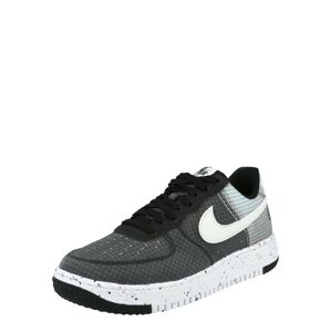 Nike Sportswear Tenisky 'AIR FORCE 1 CRATER'  černá / šedá / bílá