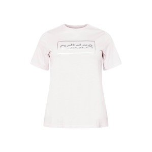 ADIDAS SPORTSWEAR Sportovní top  pastelově růžová / stříbrná