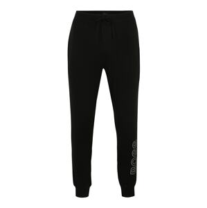 BOSS Black Pyžamové kalhoty  černá / bílá