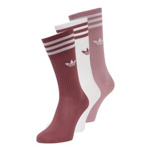 ADIDAS ORIGINALS Ponožky  bílá / starorůžová / burgundská červeň