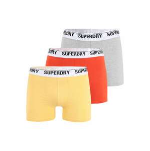 Superdry Boxerky  žlutá / šedá / oranžová / černá / bílá