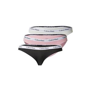 Calvin Klein Underwear Kalhotky 'Carousel'  růžová / černá / bílý melír