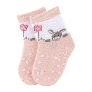 STERNTALER Ponožky 'Emmi'  růžová / bílá / šedá / pitaya
