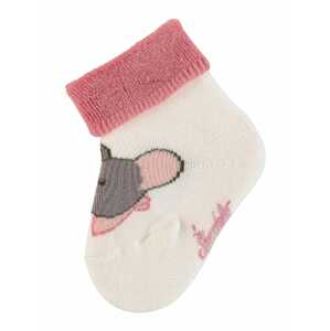 STERNTALER Ponožky 'Mabel'  krémová / šedá / starorůžová / růžová