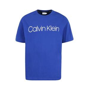 Calvin Klein Big & Tall Tričko  královská modrá / bílá
