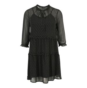 Vero Moda Petite Košilové šaty 'FIE'  černá / bílá