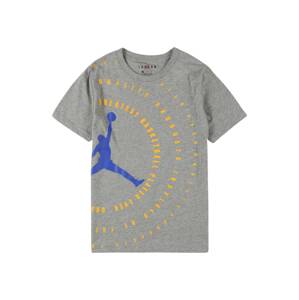 Jordan Tričko 'JUMPMAN RINGS'  indigo / zlatě žlutá / šedý melír