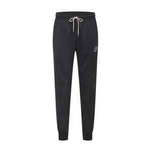 Nike Sportswear Kalhoty  černý melír / stříbrná