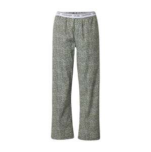Calvin Klein Underwear Pyžamové kalhoty  kiwi / pastelově zelená / černá