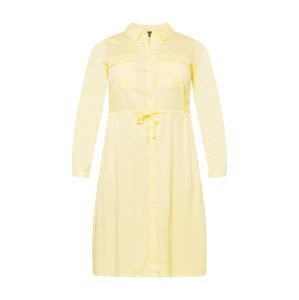 Vero Moda Curve Košilové šaty 'JOSIE'  světle žlutá