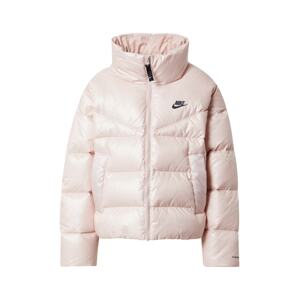 Nike Sportswear Zimní bunda  růžová / černá