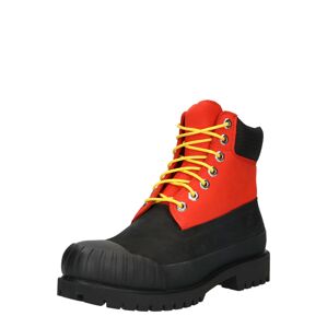 TIMBERLAND Šněrovací boty  svítivě oranžová / černá