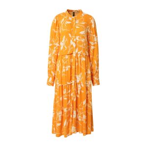 Y.A.S Košilové šaty 'PARIS'  oranžová / bílá