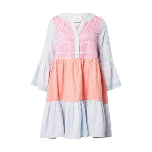Summery Copenhagen Košilové šaty 'Kenya'  pink / oranžová / světlemodrá / krémová