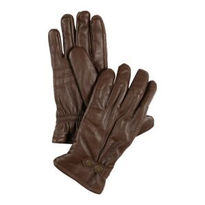 Hestra Prstové rukavice 'Harald'  čokoládová