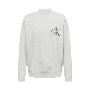 Calvin Klein Jeans Svetr  černá / bílá / šedý melír / bobule