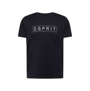 ESPRIT Tričko  černá / tmavě šedá / bílá