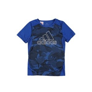 ADIDAS PERFORMANCE Funkční tričko  námořnická modř / bílá / tmavě modrá