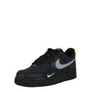Nike Sportswear Tenisky 'Air Force 1'  černá / světle šedá / bílá