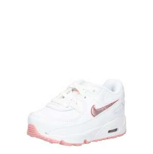Nike Sportswear Tenisky 'AIR MAX 90 LTR (TD)'  bílá / růžová