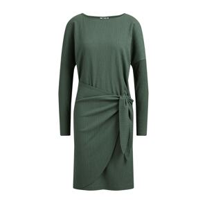 WE Fashion Šaty  tmavě zelená