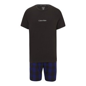 Calvin Klein Underwear Pyžamo krátké  modrá / černá / bílá