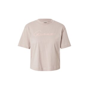 GUESS Funkční tričko 'Anne'  šedobéžová / světle růžová