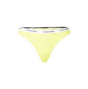 Calvin Klein Underwear Tanga 'CAROUSEL'  žlutá / bílá / černá